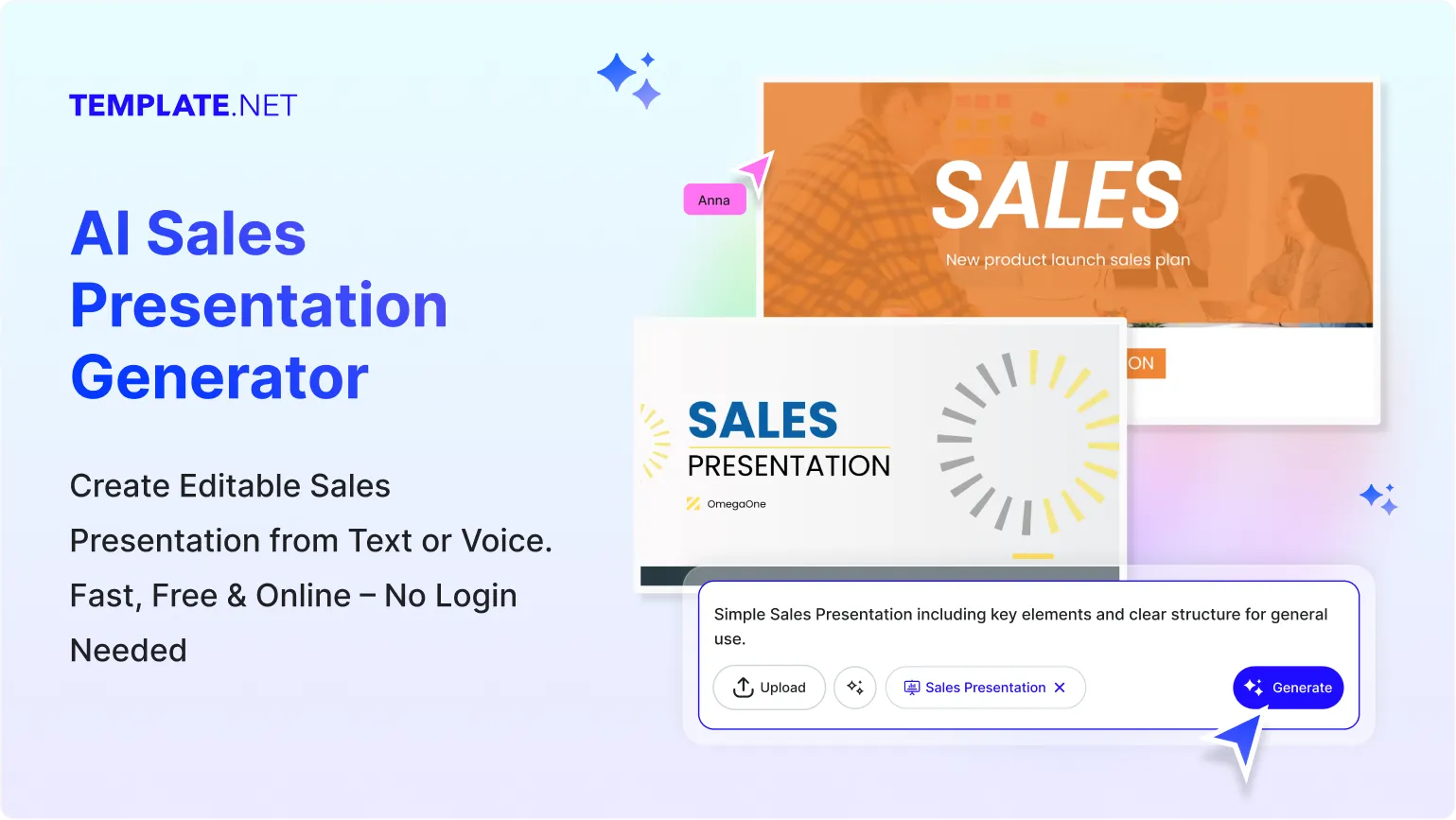 Free AI Sales Presentation Generator, Free AI Sales Deck Maker Online